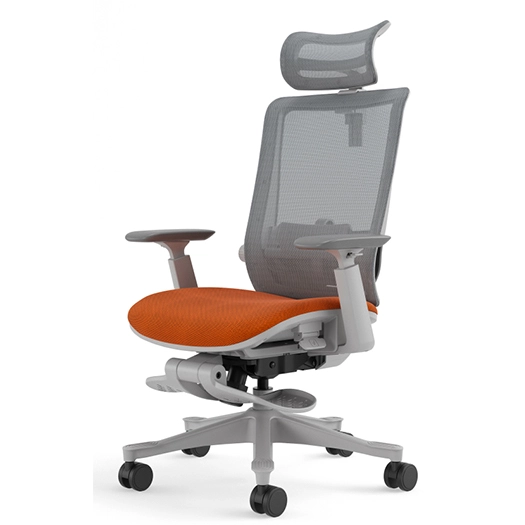 A GOJO Mid Back Ribbed Ergonomic Chair